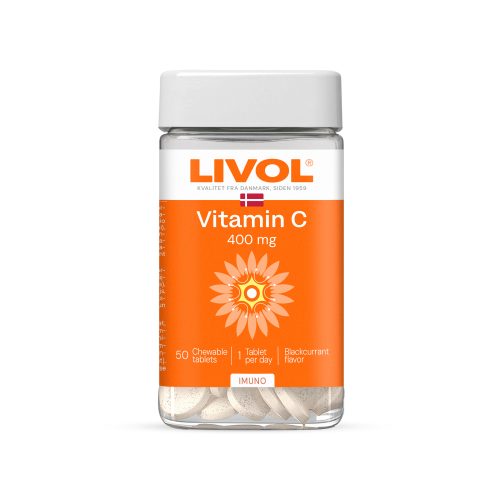 LIVOL Vitamin C 400 mg, 50 tabl.