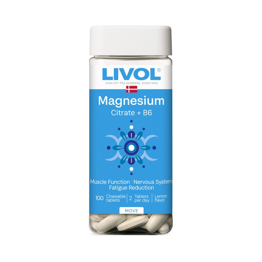 LIVOL Magnija citrāts + B6, 100 tabl.