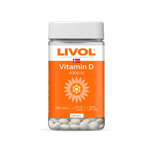 LIVOL Vitamīns D 4000 IU, 120 tabl.