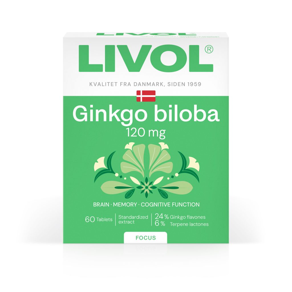 LIVOL EXTRA Ginkgo biloba, 60 tabl.