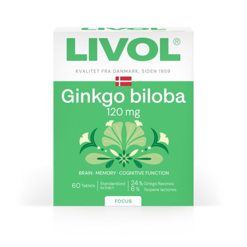 LIVOL EXTRA Ginkgo biloba, 60 tabl.