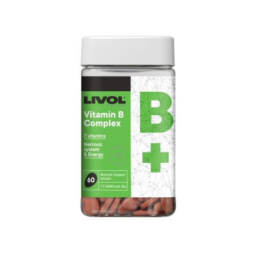 LIVOL B Vitamīnu komplekss, 60 tabl.