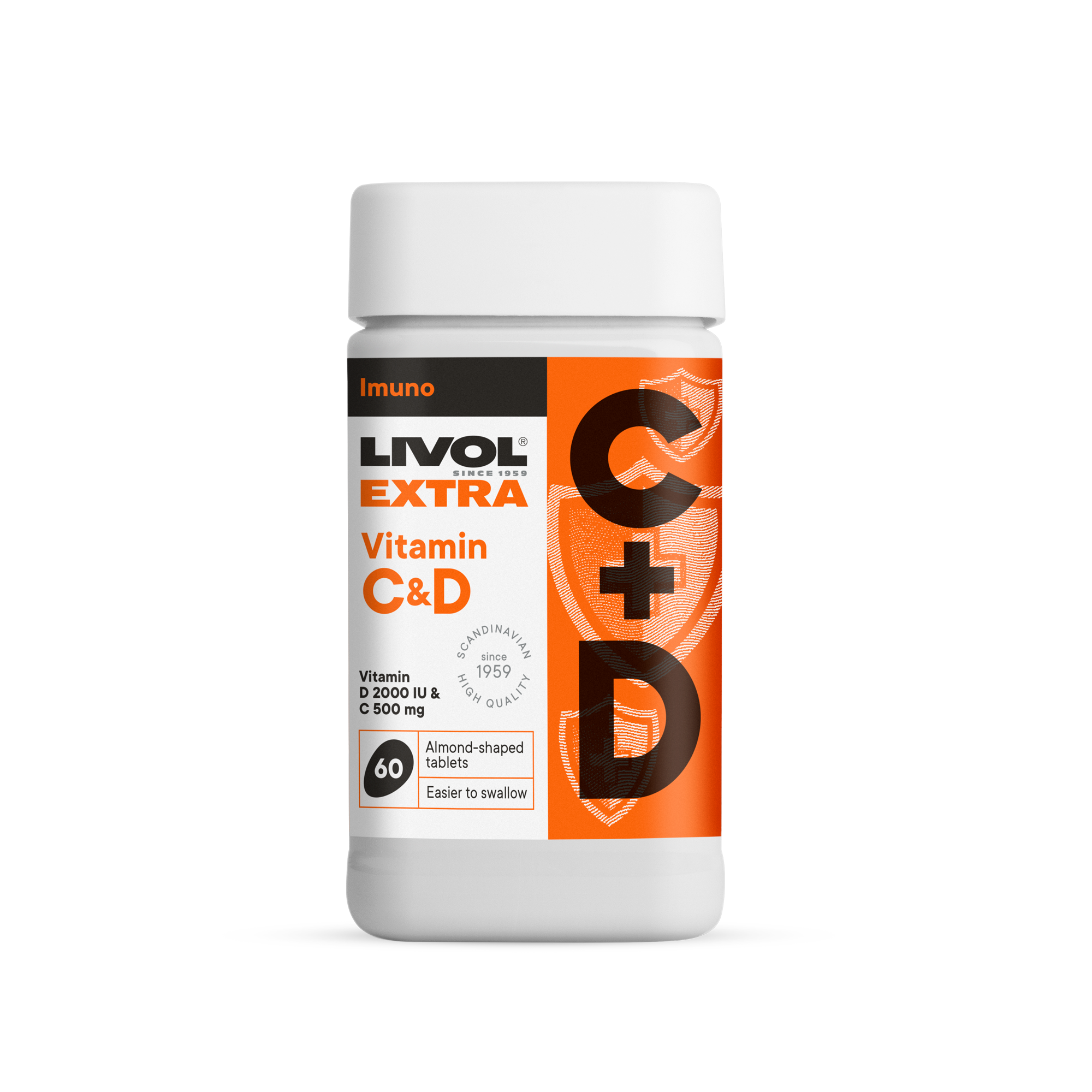 LIVOL EXTRA Vitamīni C & D 