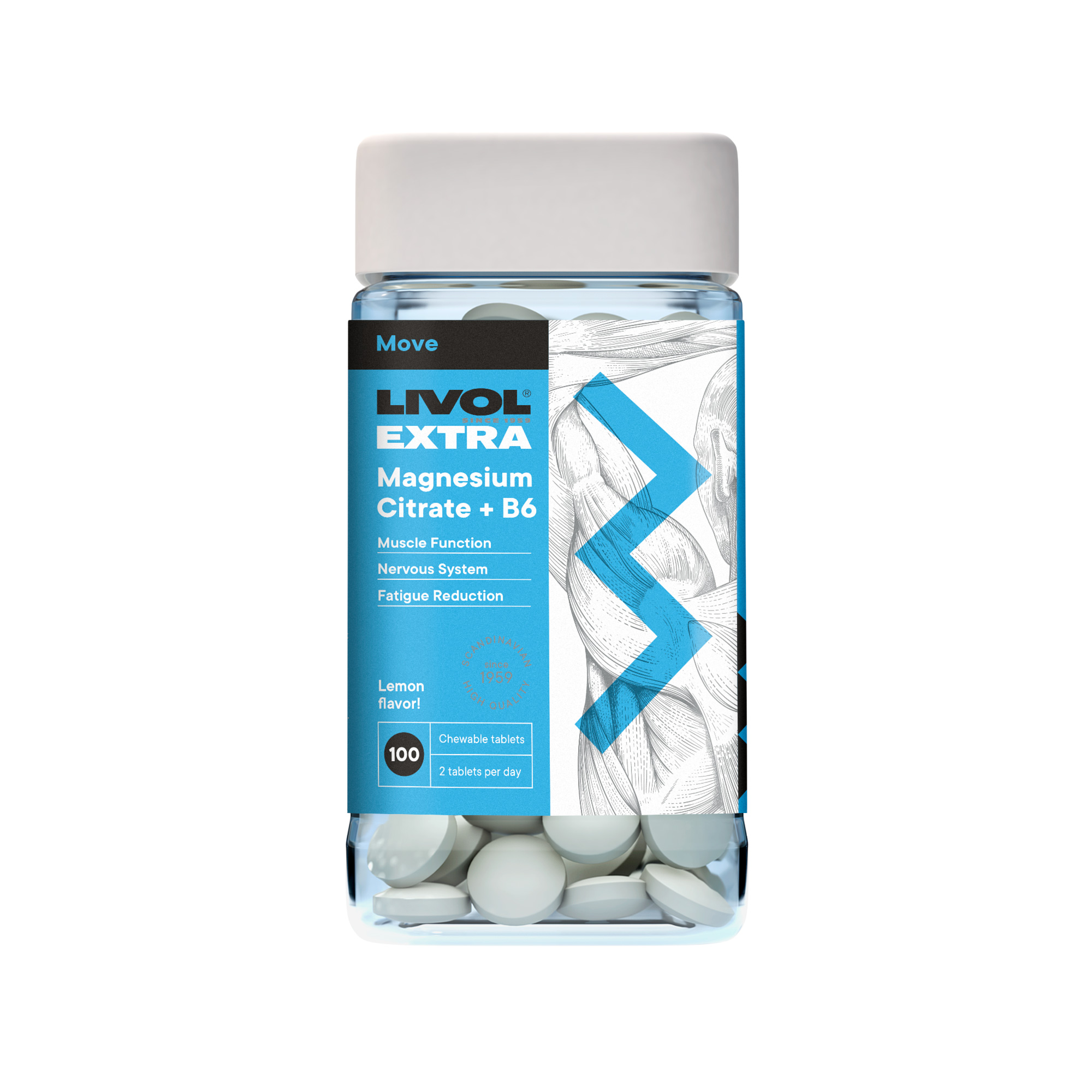 LIVOL EXTRA Magnija citrāts + B6