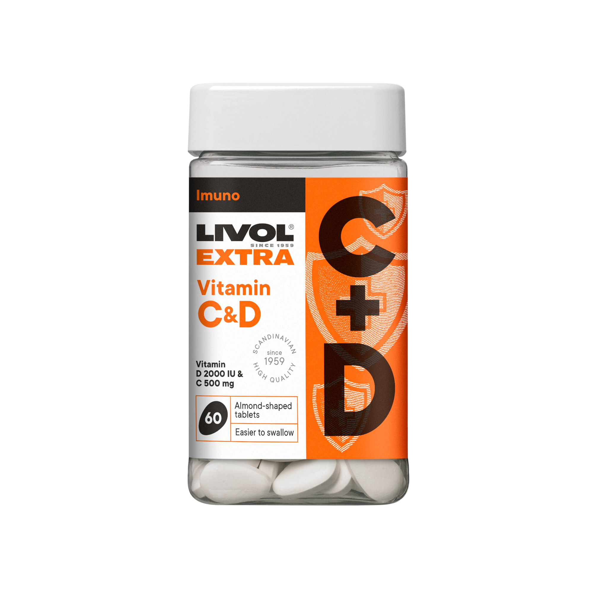 LIVOL EXTRA Vitamīni C & D 