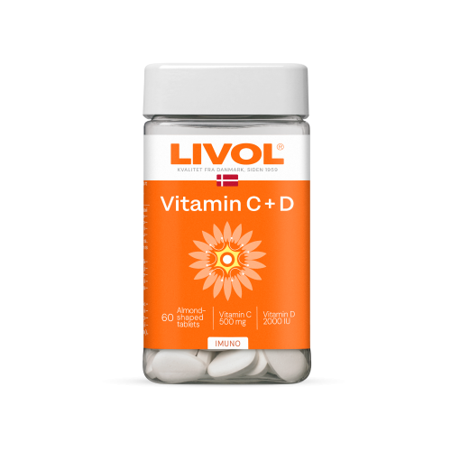 LIVOL Vitamīni C + D, 60 tabl.